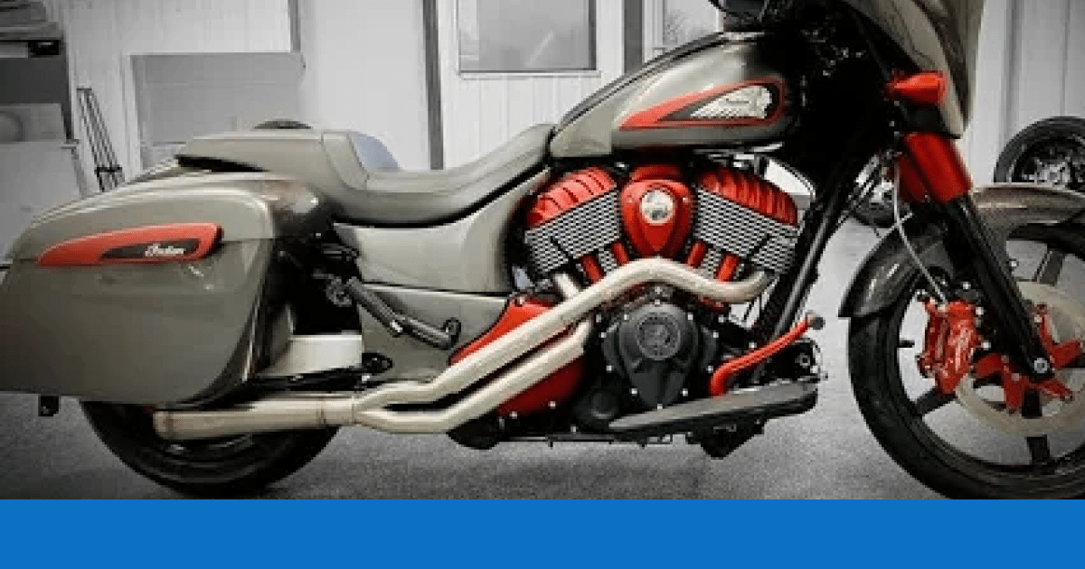 Indian Peace Pipe Performance Exhaust vs. Stock Exhaust