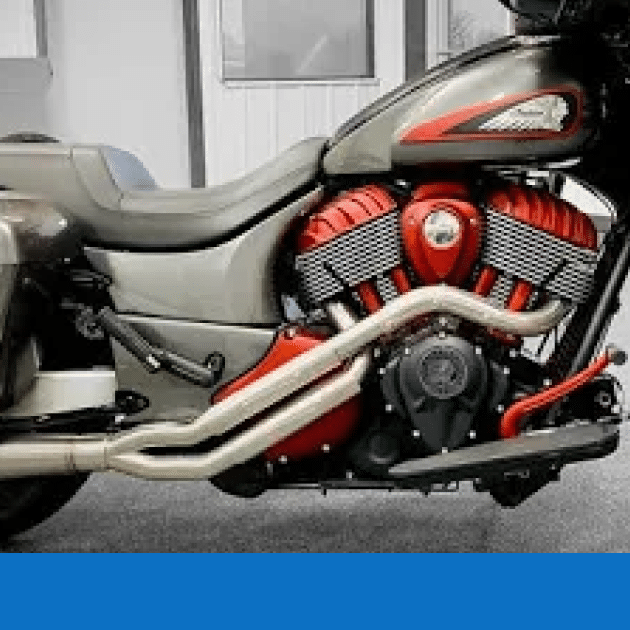 Indian Peace Pipe Performance Exhaust vs. Stock Exhaust