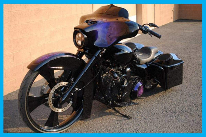 DBC103 | Harley-Davidson “BMF” 3D Street Glide Windshield 1998 To 2013
