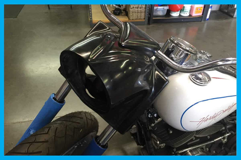 DBC166 | Harley-Davidson Softail Weld-On Raked Nacelle 1993 To 2024