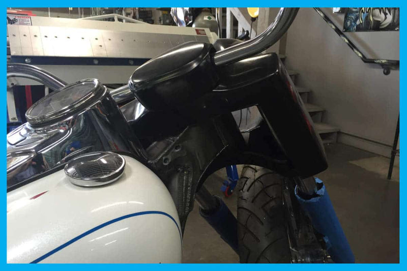 DBC166 | Harley-Davidson Softail Weld-On Raked Nacelle 1993 To 2024
