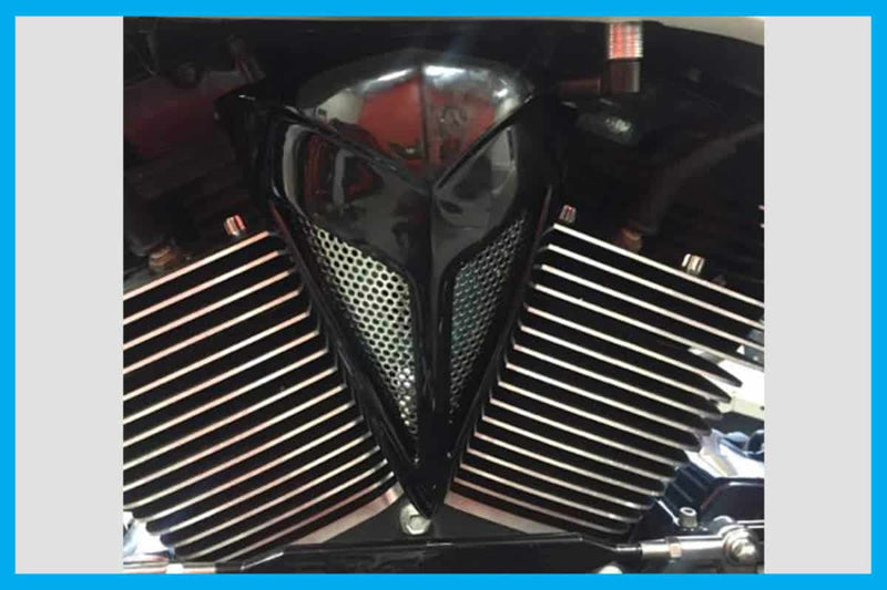 DBC172 | Harley-Davidson "Villain" Horn Cover 2002 To 2023