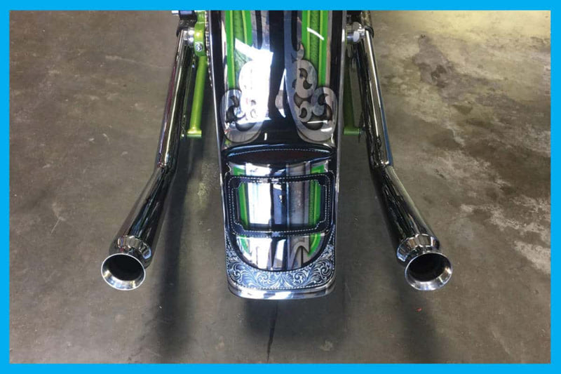 DBC018 | Harley Curved LED License Plate Frame