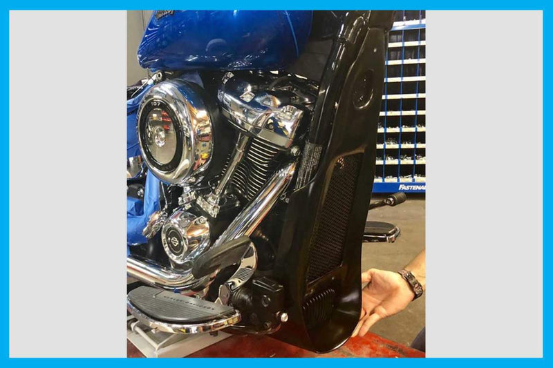 DBC261 | Harley-Davidson Softail "Air Affex’s" Chin Spoiler 2018 To 2025