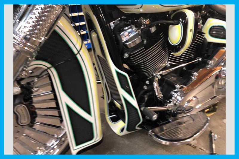 DBC261 | Harley-Davidson Softail "Air Affex’s" Chin Spoiler 2018 To 2025
