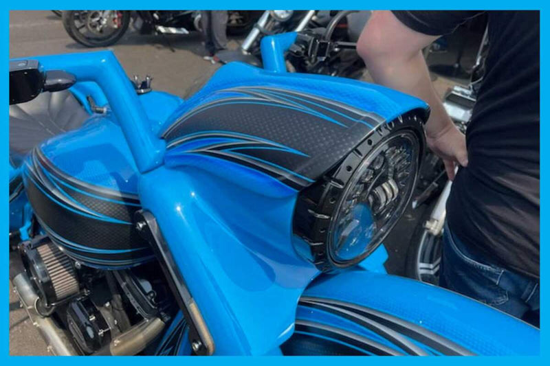 DBC265 | Harley-Davidson Road King "Attitude" Short-Raked Nacelle 1993 To 2024