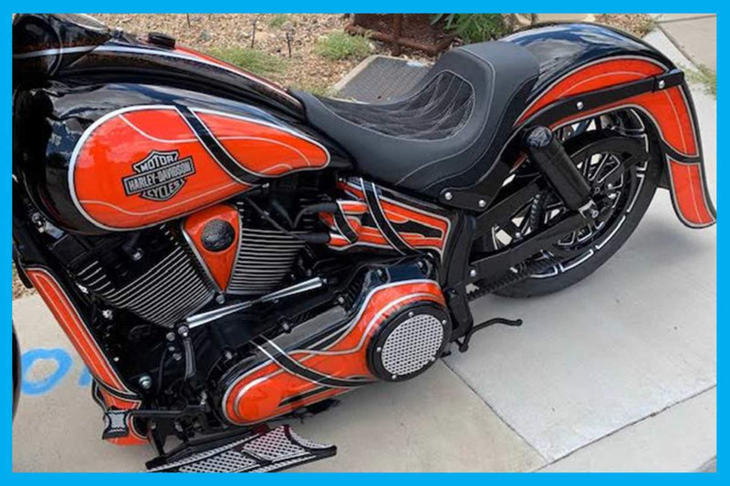 DBC267 | Harley-Davidson Softail "Slick Shot" Oil Bag Cover 2006 To 2017