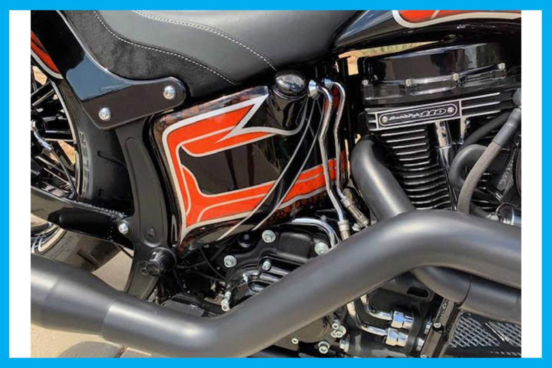 DBC267 | Harley-Davidson Softail "Slick Shot" Oil Bag Cover 2006 To 2017