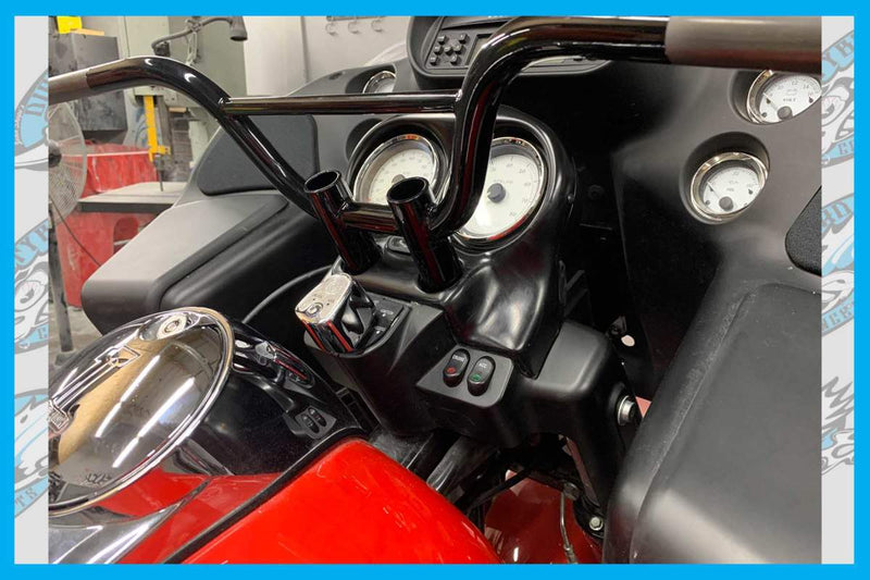 DBC274 | Harley-Davidson "T1" T-Bar Cap for Road Glide Bezel Up To 2013
