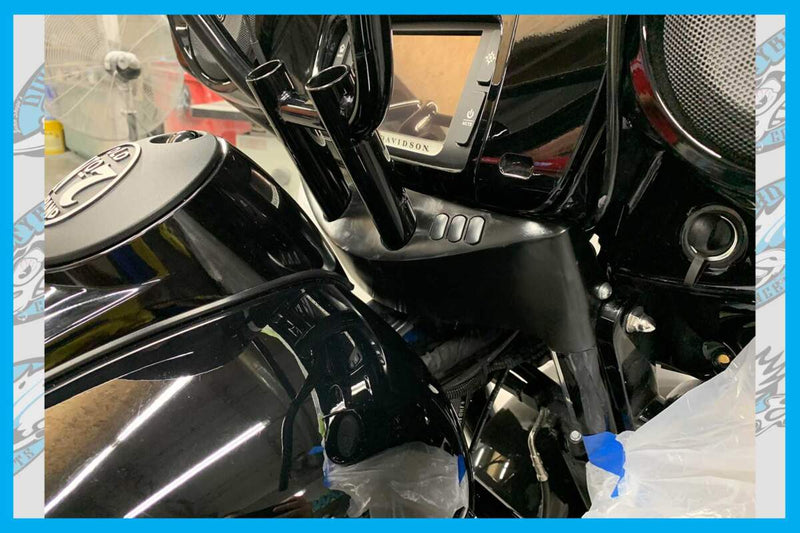 DBC276 | Harley-Davidson "T4" Street Glide T-Bar Cap 2000 To 2023