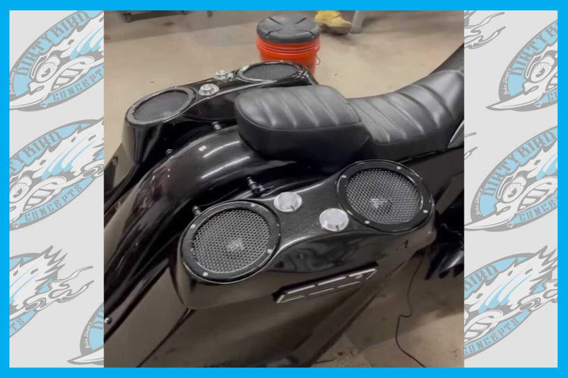 Harley-Davidson Double Double 8″ Speaker Lids 2014 To 2023 | DBC287