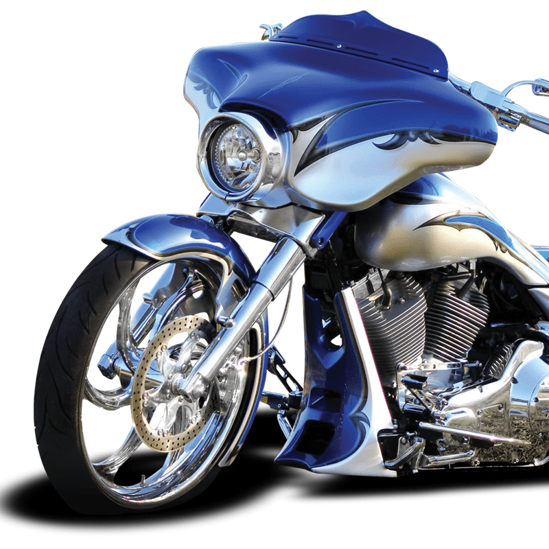 Harley-Davidson "2-Hole" Chin Spoiler 1997 to 2016