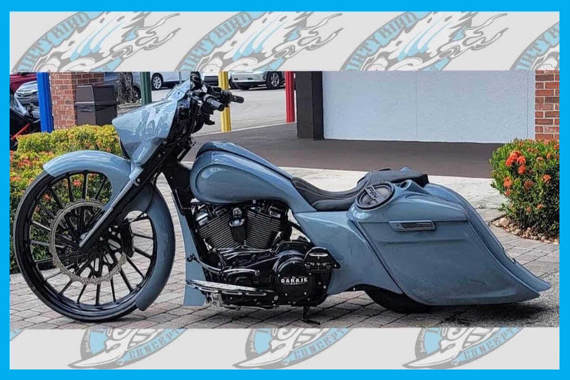 DBC346 | Harley-Davidson "Really Loud Street Sweeper" Audio Bags Rear End 1997 To 2008