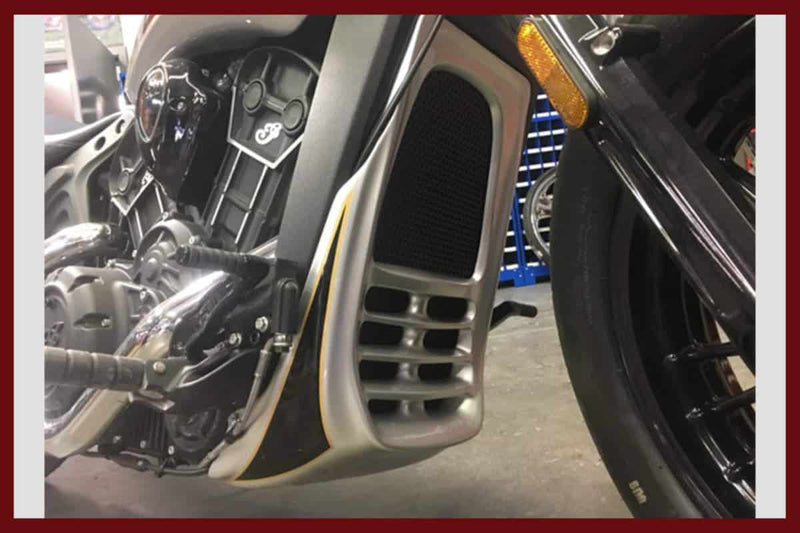 DBC769 | Indian Scout Chin Spoiler "The Louver" 2014 To 2019