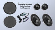 Harley-Davidson "Twisted 8" Speaker Lids 2014-2023