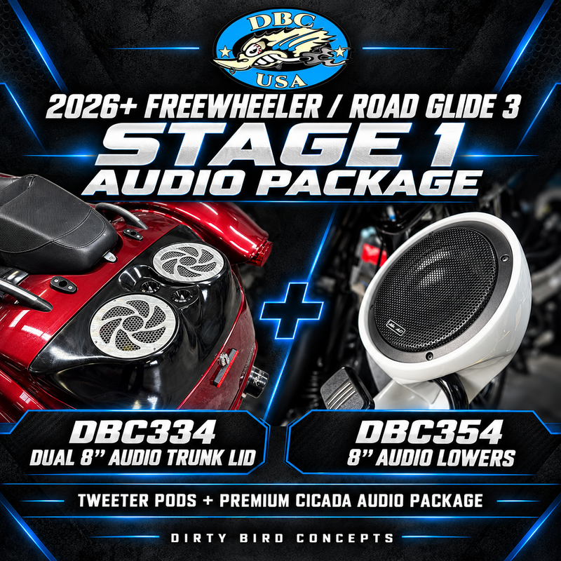 2026+ Freewheeler/Road Glide 3 "Stage 1" Audio Package