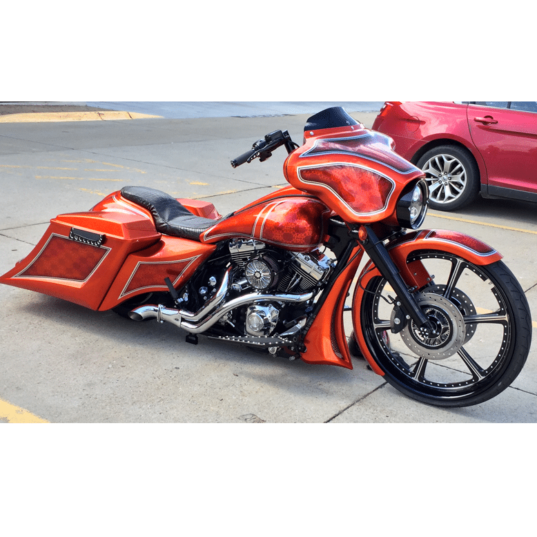 Harley-Davidson "Long Baller" Rear End 2009 to 2013 Over Strut Fender