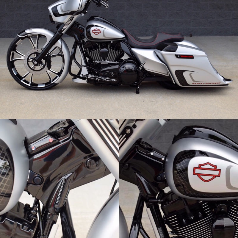 DBC213 | Harley-Davidson "Red Neck" Neck Covers 1997 To 2023