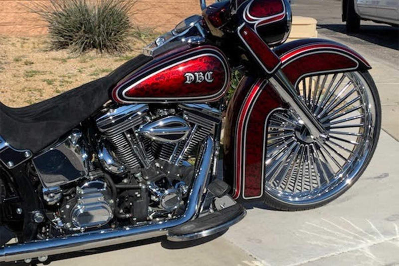 DBC166 | Harley-Davidson Softail Weld-On Raked Nacelle 1993 To 2024