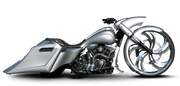 Harley-Davidson "Long Baller" Rear End 2009 to 2013 Over Strut Fender