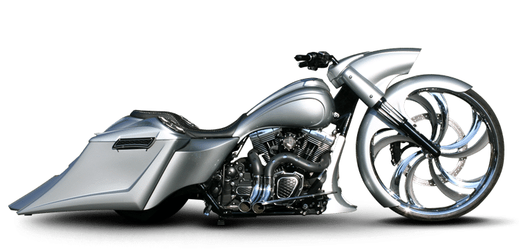 Harley-Davidson "Long Baller" Rear End 2009 to 2013 Over Strut Fender