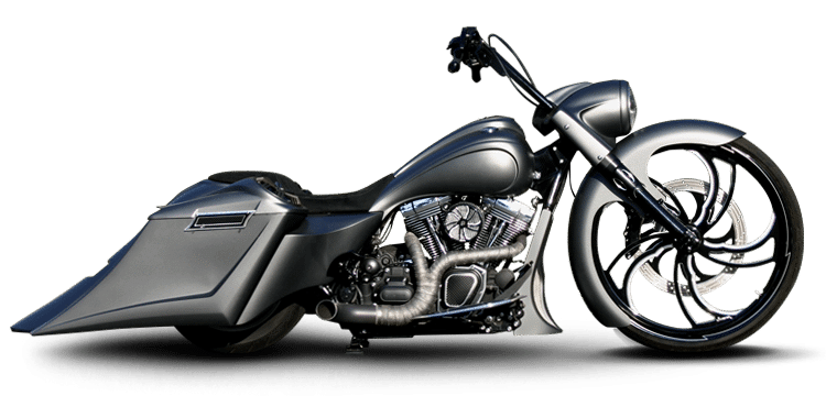 Harley-Davidson "Long Baller" Rear End 2009 to 2013 Over Strut Fender