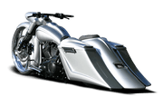 Harley-Davidson "Long Baller" Rear End 2009 to 2013 Over Strut Fender