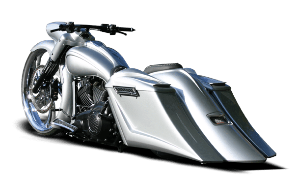 Harley-Davidson "Long Baller" Rear End 1997 To 2008 Over Strut Fender