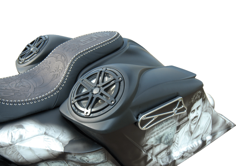 Harley-Davidson "Crazy 8" Speaker Lids