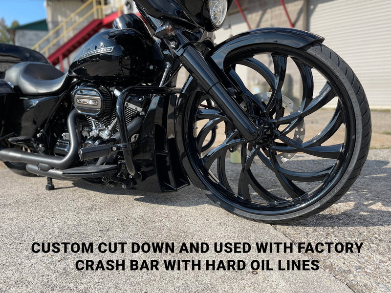 Harley-Davidson "Jaw Dropper" Chin Spoiler 2009 to 2023
