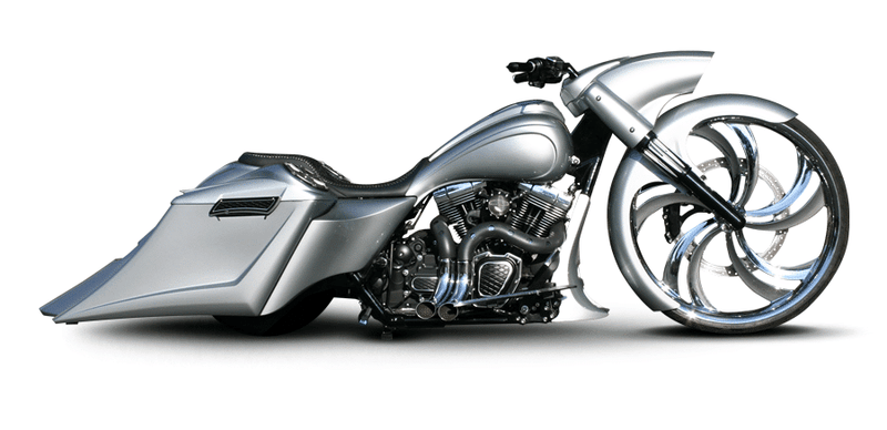 Harley-Davidson "Long Baller" Rear End 2009 to 2013 Over Strut Fender