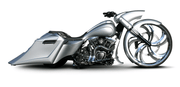 Harley-Davidson "Long Baller" Rear End 1997 To 2008 Over Strut Fender
