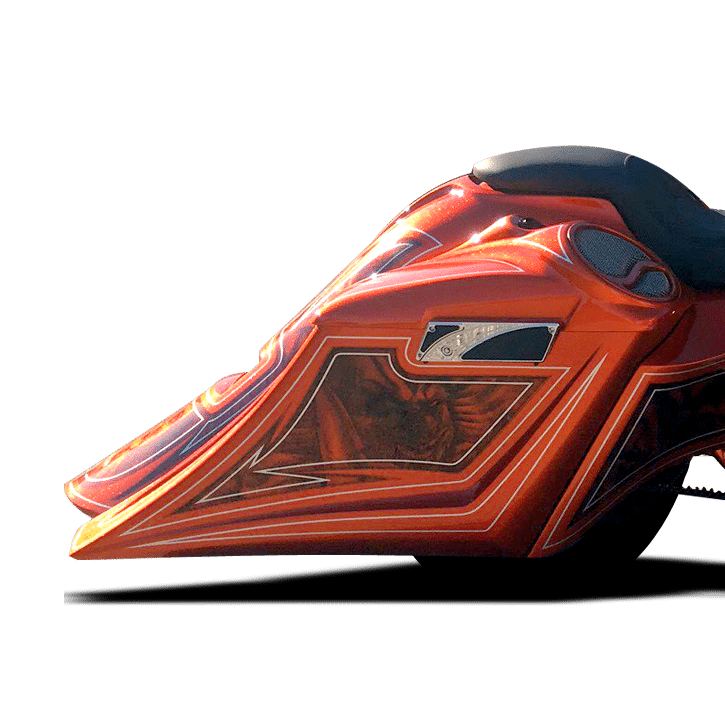 Harley-Davidson "Long Baller" Rear End 1997 To 2008 Over Strut Fender