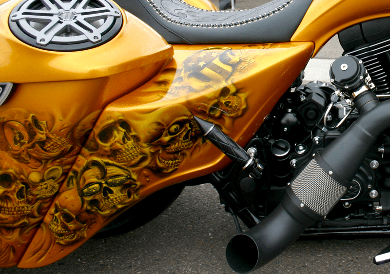 Harley-Davidson "So-Low" Side Covers for Mack Daddy Rear End