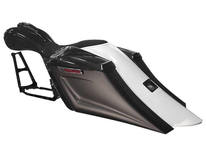 Harley-Davidson "Mack Daddy" Rear End 2009 to 2013 Over Strut Fender