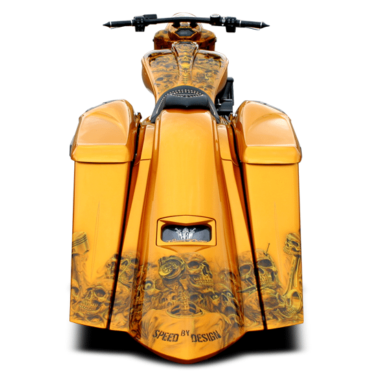 Harley-Davidson "Mack Daddy" Rear End 2014 to Current Inside Strut