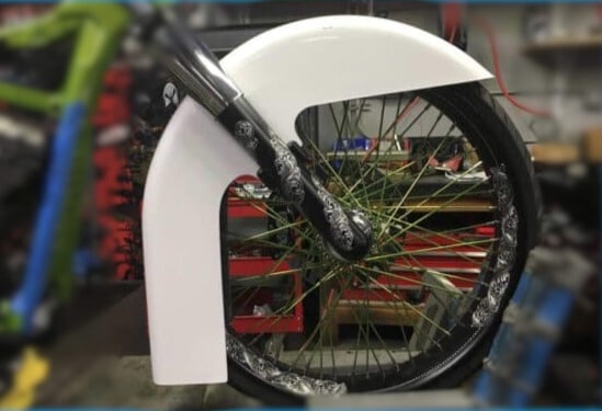Harley Softail Front Fender by Dirty Bird Concepts