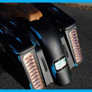 DBC019 | Harley-Davidson Oval LED Tail Lights - Dirty Bird