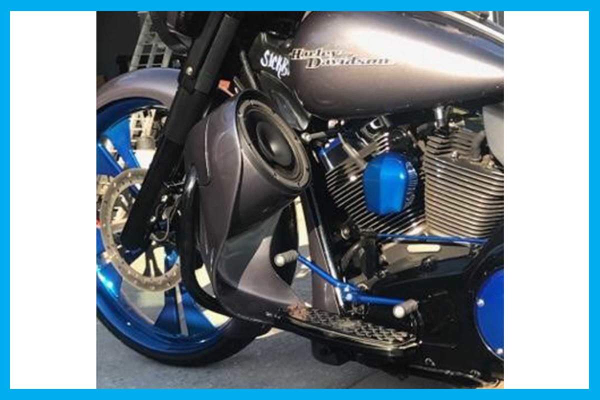 Harley Lower Fairing 8 inch Speaker Harley Speaker Upgrade No