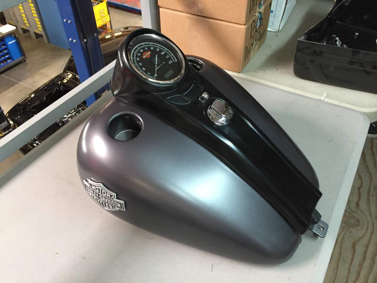 Harley fatboy dash panel best sale